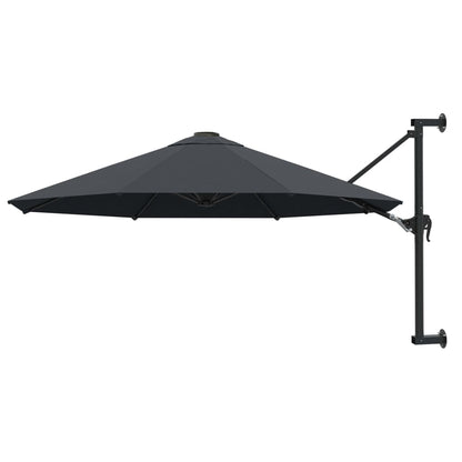 Sonnenschirm Zur Wandmontage Mit Metall-Mast 300 Cm