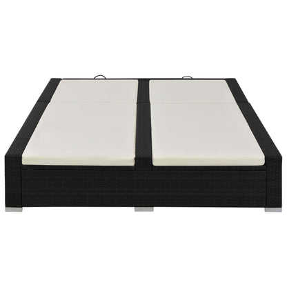 Doppel-Sonnenliege Poly Rattan