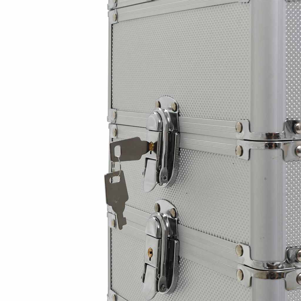 Kosmetikkoffer Aluminium Schwarz