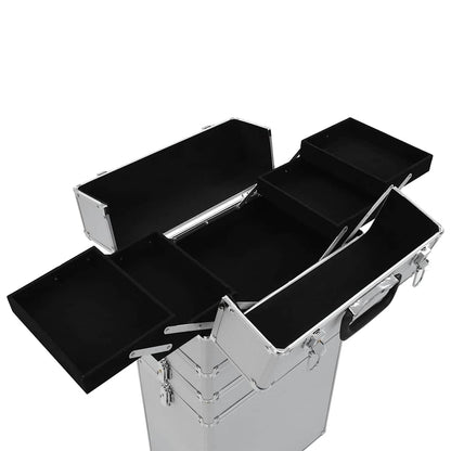 Kosmetikkoffer Aluminium Schwarz