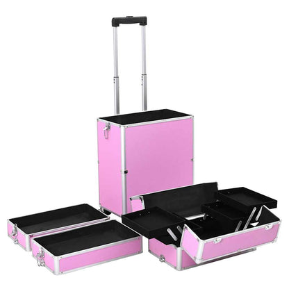 Kosmetikkoffer Aluminium Schwarz