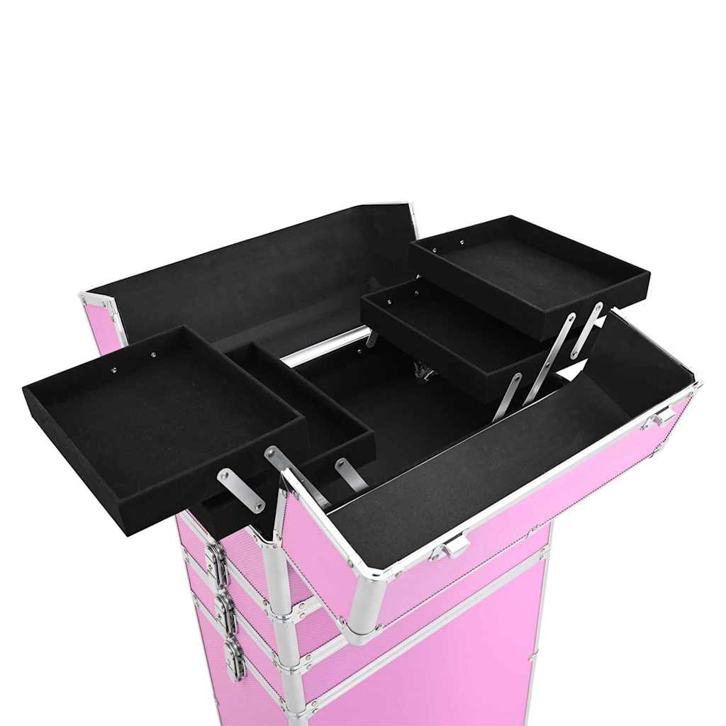 Kosmetikkoffer Aluminium Schwarz