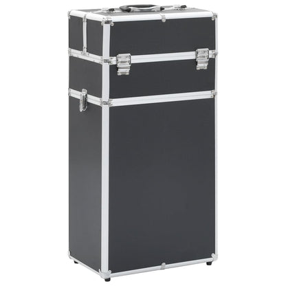 Kosmetikkoffer Aluminium Schwarz