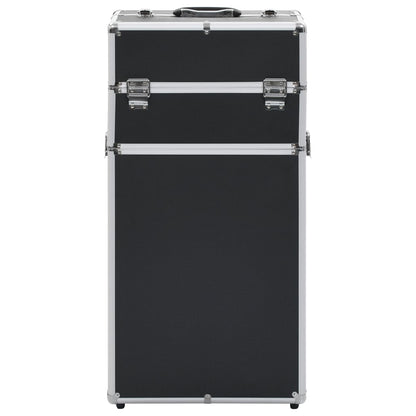 Kosmetikkoffer Aluminium Schwarz