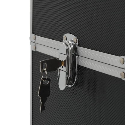 Kosmetikkoffer Aluminium Schwarz