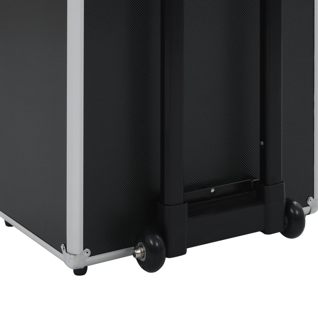 Kosmetikkoffer Aluminium Schwarz