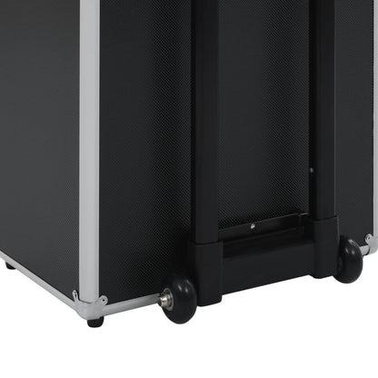 Kosmetikkoffer Aluminium Schwarz
