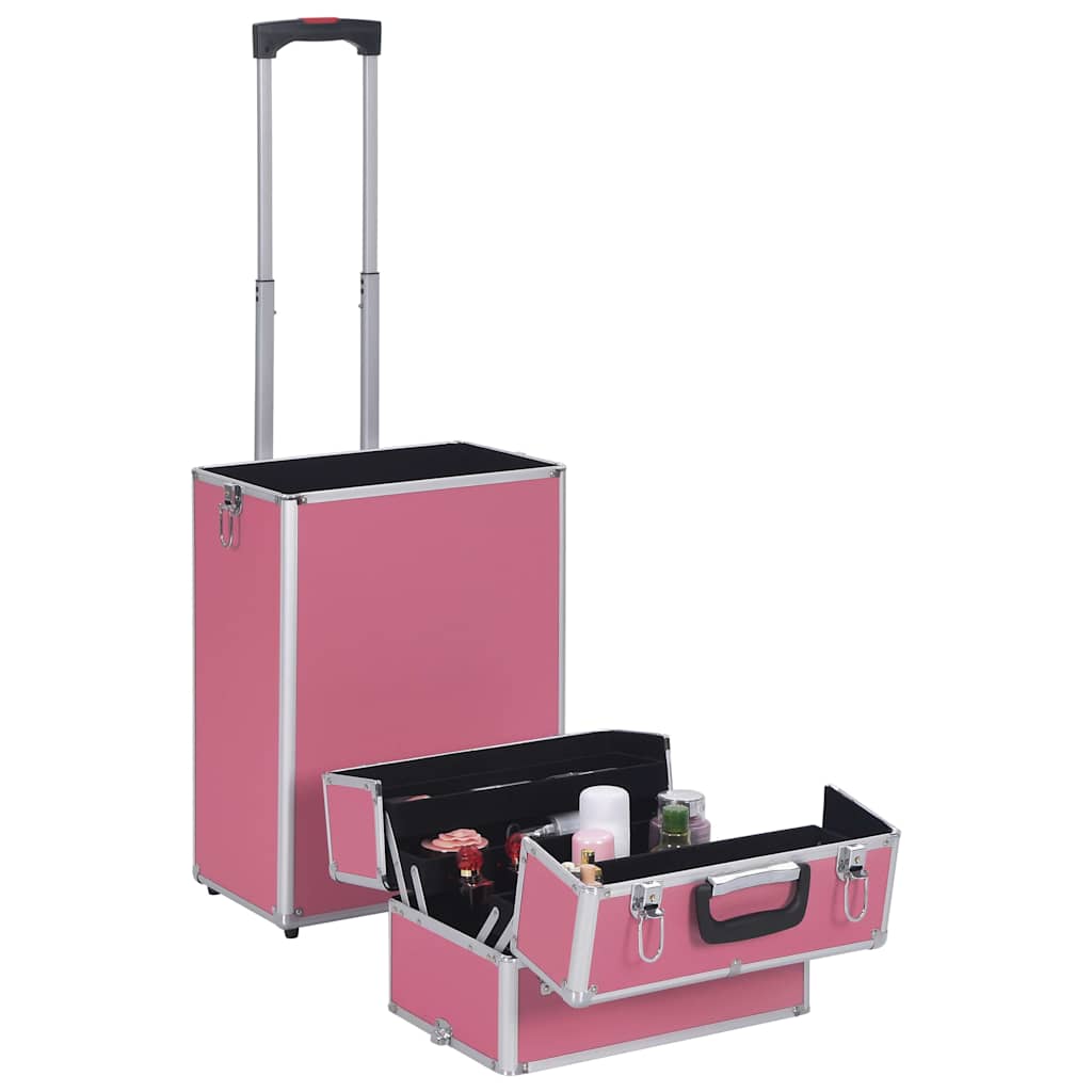 Kosmetikkoffer Aluminium Schwarz