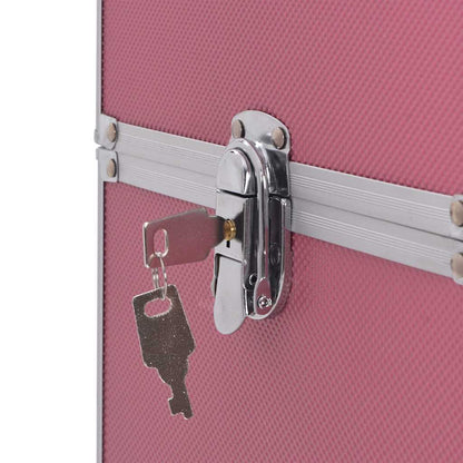 Kosmetikkoffer Aluminium Schwarz
