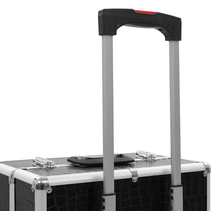 Kosmetikkoffer Aluminium Schwarz