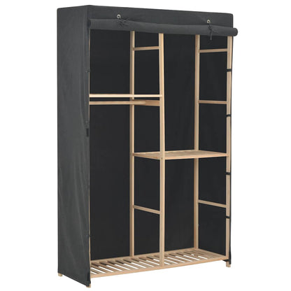 Kleiderschrank mit 3 Ebenen 110 x 40 x 170 cm