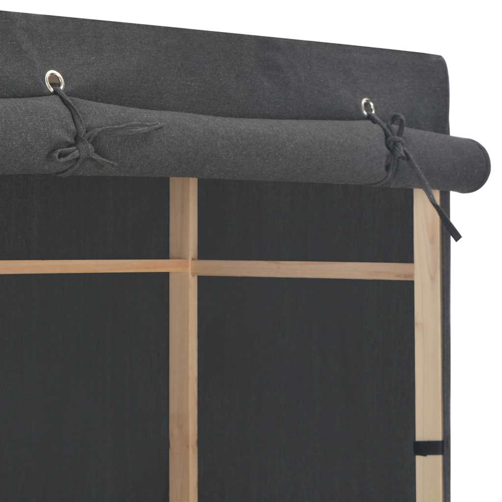 Kleiderschrank mit 3 Ebenen 110 x 40 x 170 cm