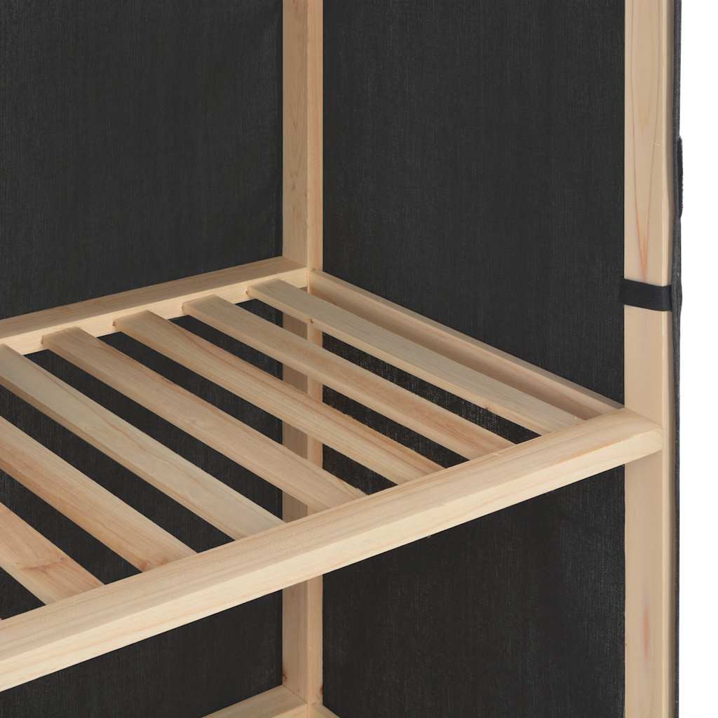 Kleiderschrank mit 3 Ebenen 110 x 40 x 170 cm