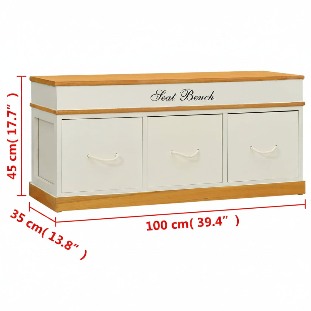 Sitzbank Mit Stauraum Schuhschrank Flurbank