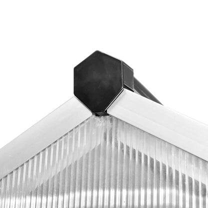 Gewächshaus mit Fundament Verstärkt Aluminium 4,6 m²