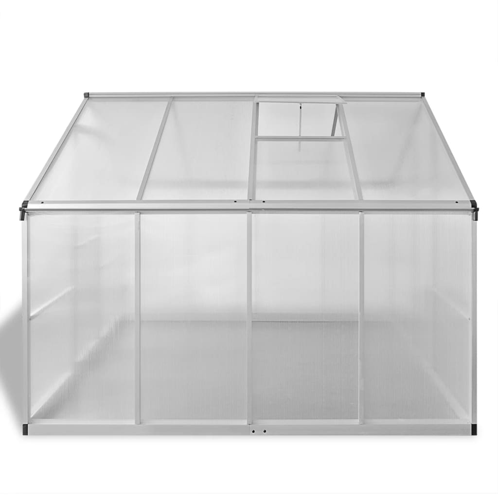 Gewächshaus mit Fundament Verstärkt Aluminium 4,6 m²