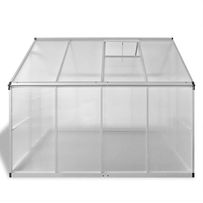 Gewächshaus mit Fundament Verstärkt Aluminium 4,6 m²