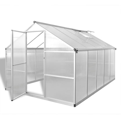 Gewächshaus mit Fundament Verstärkt Aluminium 4,6 m²