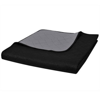 Zweiseitige Tagesdecke | Bettdecke | Steppdecke | Schlafdecke | 220 x 240 cm
