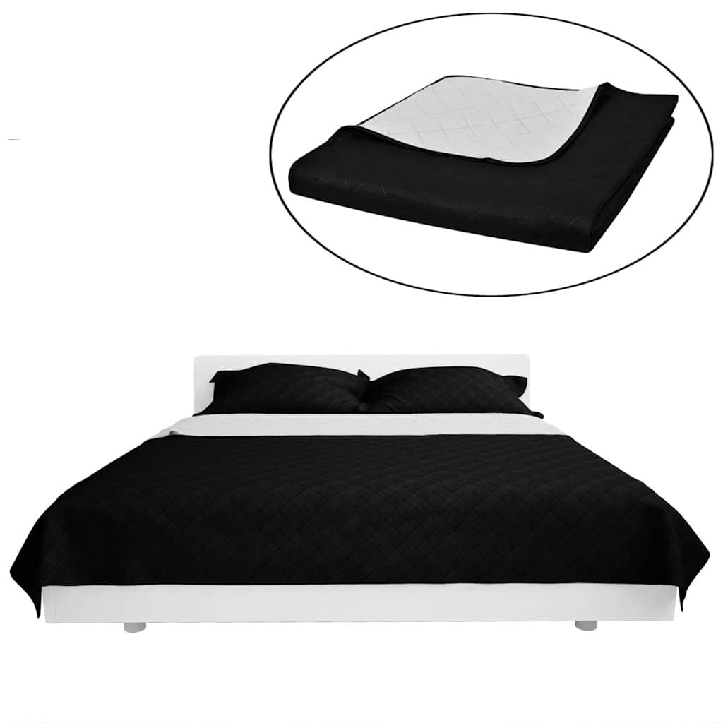 Zweiseitige Tagesdecke | Bettdecke | Steppdecke | Schlafdecke | 170 x 210 cm