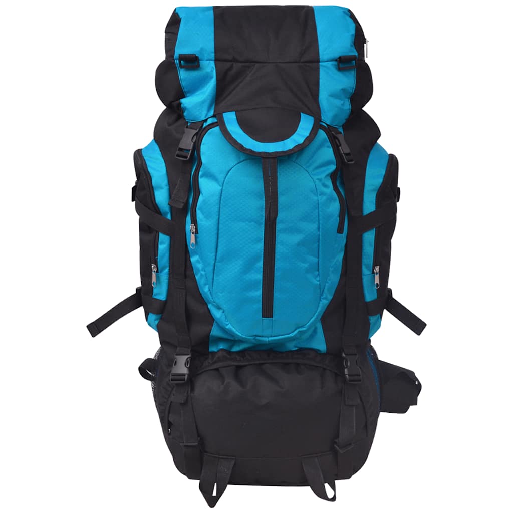 Wanderrucksack XXL 75 L Schwarz und Grün