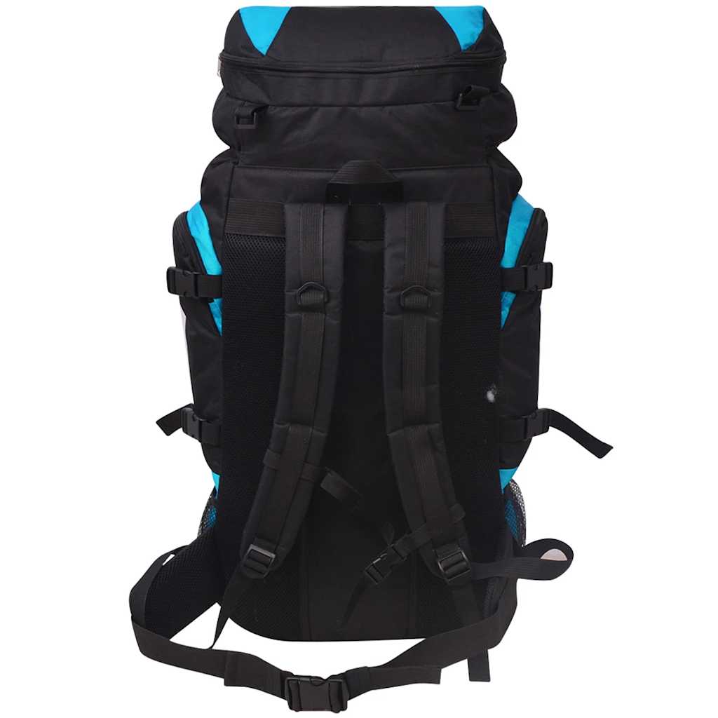 Wanderrucksack XXL 75 L Schwarz und Grün