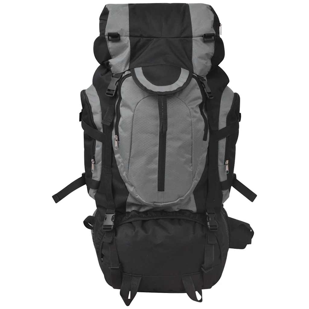 Wanderrucksack XXL 75 L Schwarz und Grün