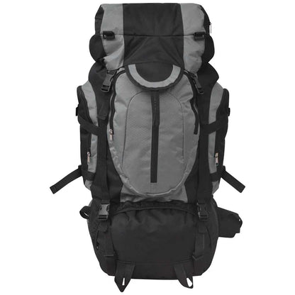 Wanderrucksack XXL 75 L Schwarz und Grün