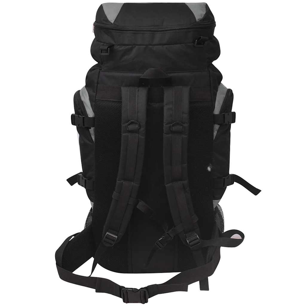 Wanderrucksack XXL 75 L Schwarz und Grün
