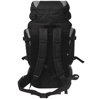 Wanderrucksack XXL 75 L Schwarz und Grün