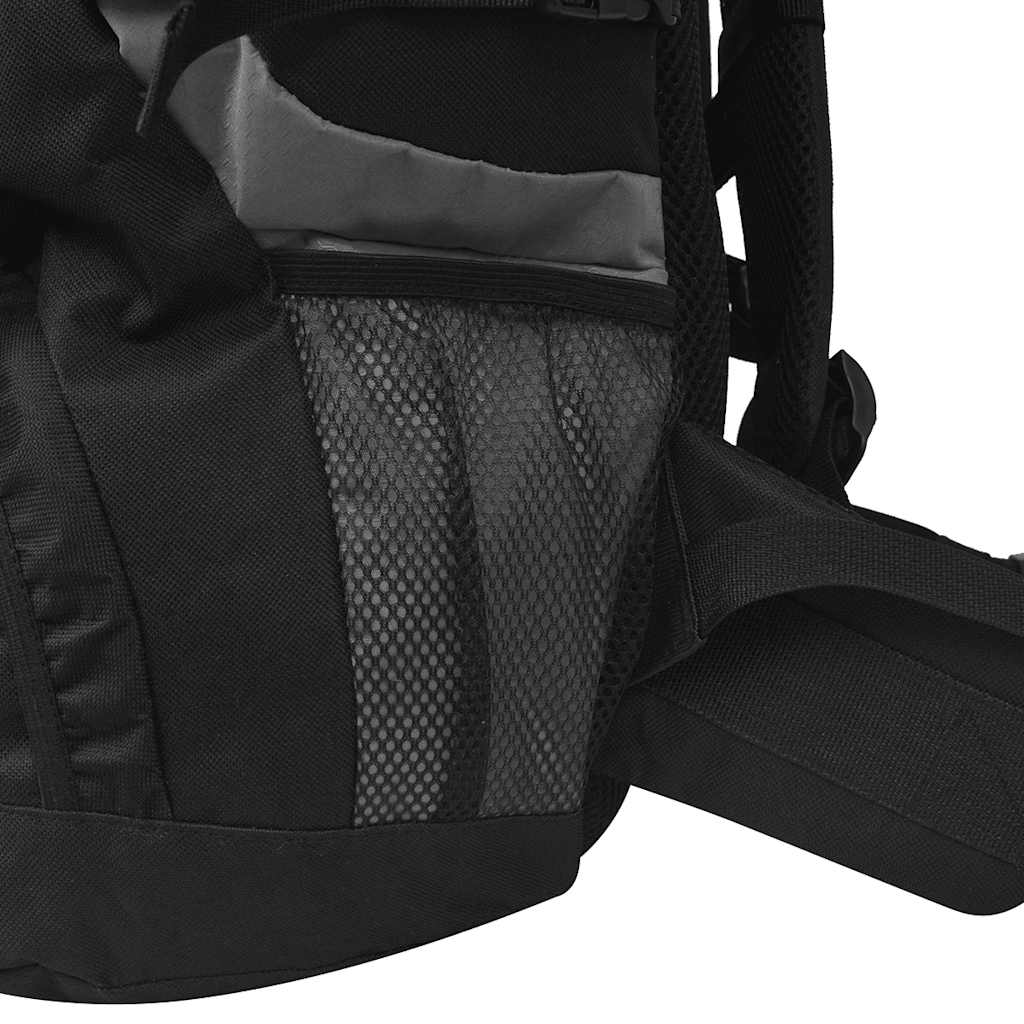 Wanderrucksack XXL 75 L Schwarz und Grün