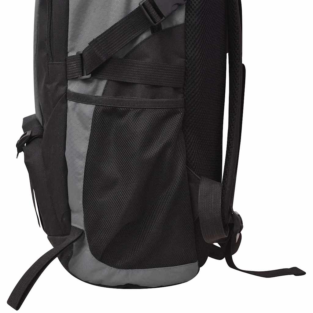 Wanderrucksack 40 L Schwarz und Grau