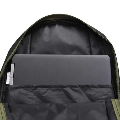 Schulrucksack 40 L Schwarz und Tarnfarbe