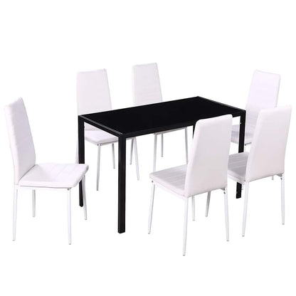 7-tlg. Essgruppe Cappuccino-Braun