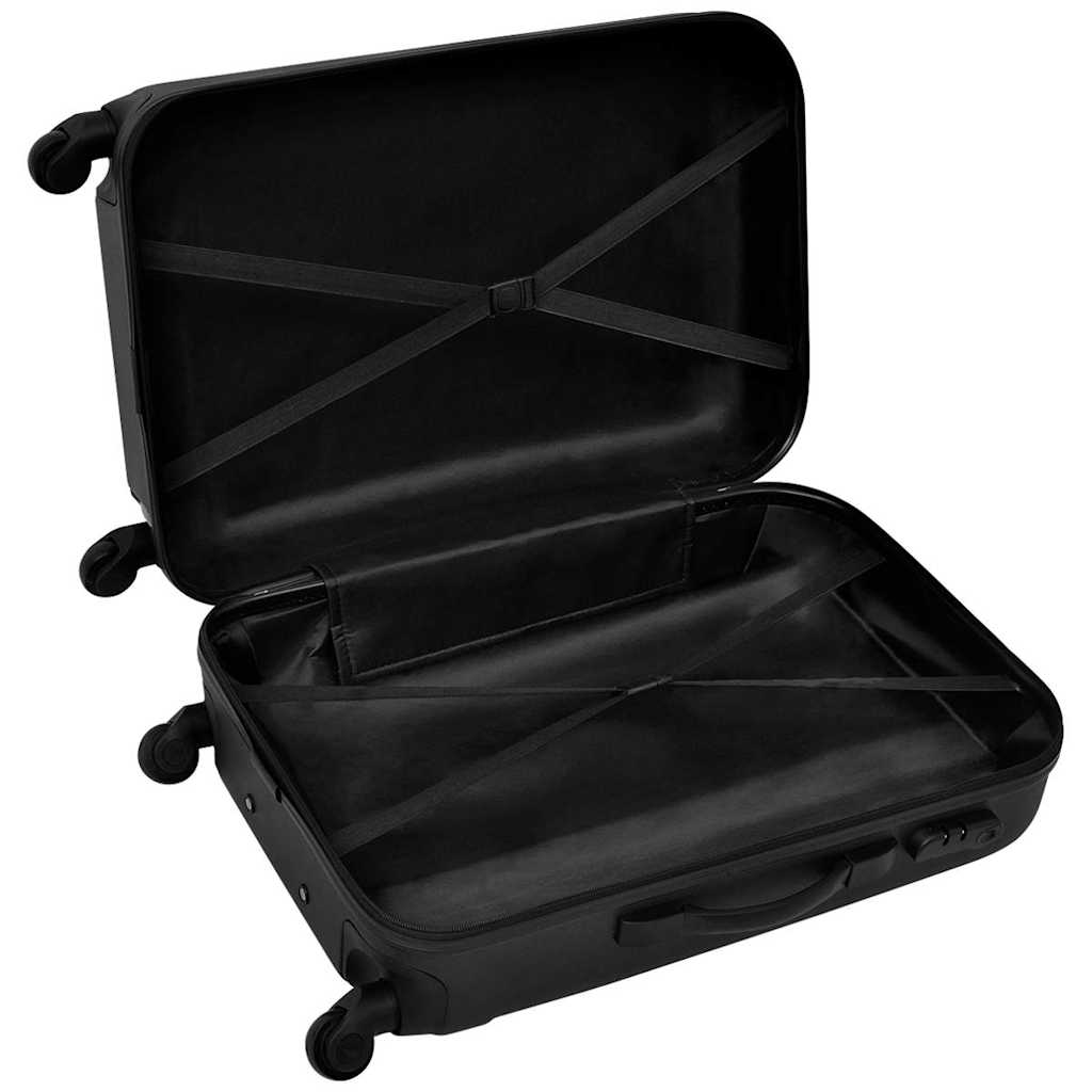 Hartschalen-Trolley-Set | Reisekoffer | Urlaubsgepäck | Rollkoffer | Kofferset