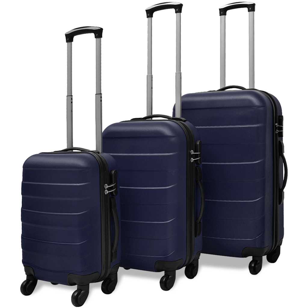 Hartschalen-Trolley-Set | Reisekoffer | Urlaubsgepäck | Rollkoffer | Kofferset