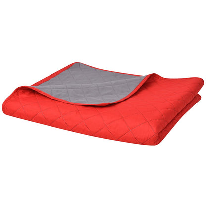 Zweiseitige Tagesdecke | Bettdecke | Steppdecke | Schlafdecke | 220 x 240 cm
