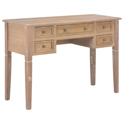 Schreibtisch Weiß 109,5 X 45 X 77,5 Cm Holz