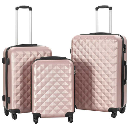 Hartschalen-Trolley-Set | Reisekoffer | Urlaubsgepäck | Rollkoffer | Kofferset