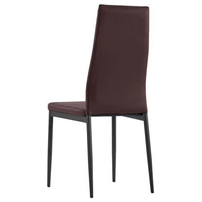 7-tlg. Essgruppe Cappuccino-Braun