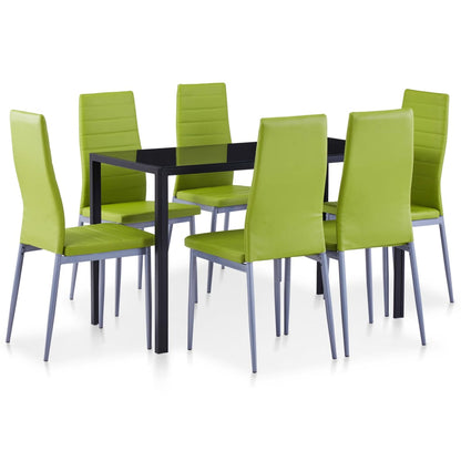 7-tlg. Essgruppe Cappuccino-Braun