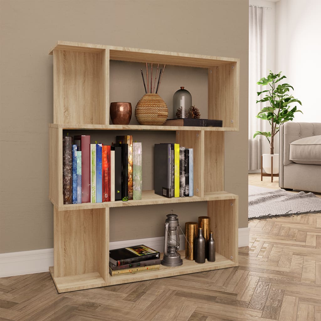 Bücherregal -Optik 80X24X96 Cm Holzwerkstoff