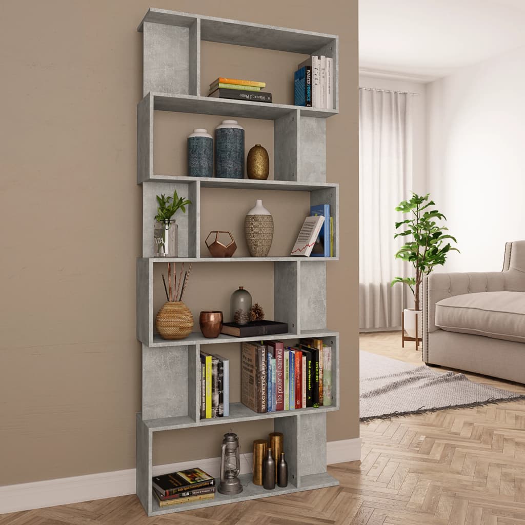 Bücherregal Schwarz Eichen-Optik 80X24X190,5 Cm Holzwerkstoff