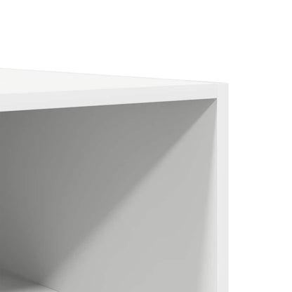 Kleiderschrank Hochglanz-Weiß 100x50x200 cm Holzwerkstoff