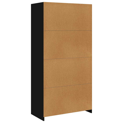Kleiderschrank Hochglanz-Weiß 100x50x200 cm Holzwerkstoff