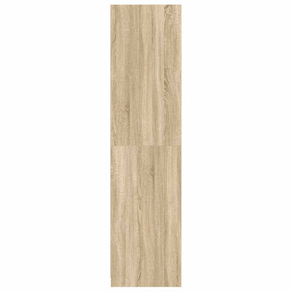 Kleiderschrank Hochglanz-Weiß 100x50x200 cm Holzwerkstoff