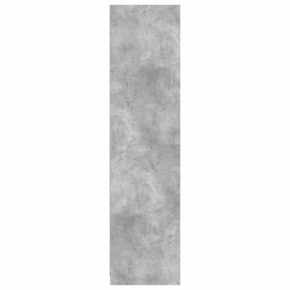 Kleiderschrank Hochglanz-Weiß 100x50x200 cm Holzwerkstoff