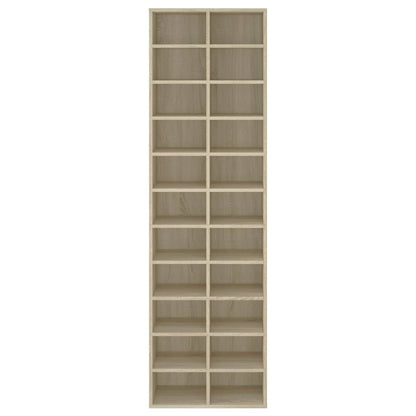 Schuhschrank Weiß 54x34x183 cm Holzwerkstoff