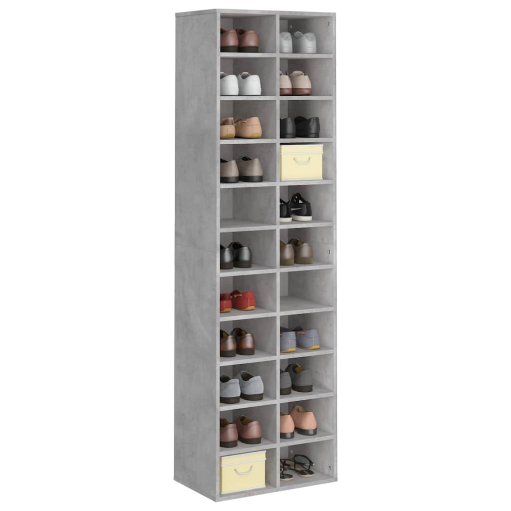 Schuhschrank 54X34X183 Cm Holzwerkstoff
