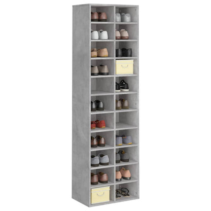 Schuhschrank 54X34X183 Cm Holzwerkstoff